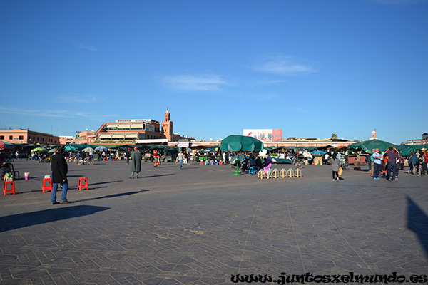 Plaza Jamaa el Fna tarde