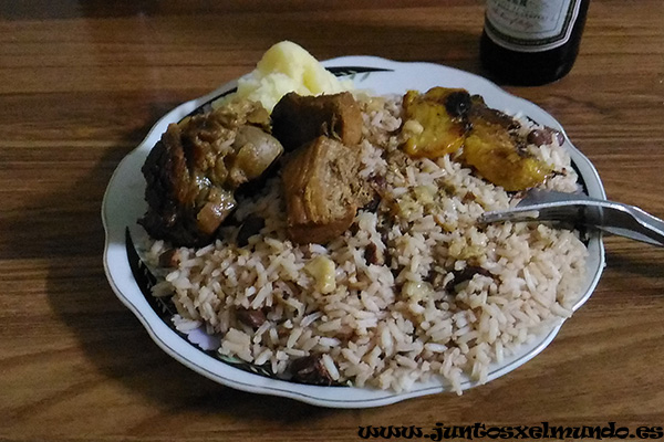 Arroz con frijoles