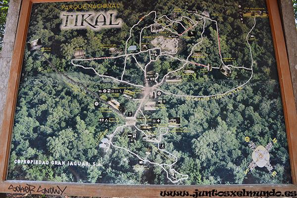 Mapa de Tikal