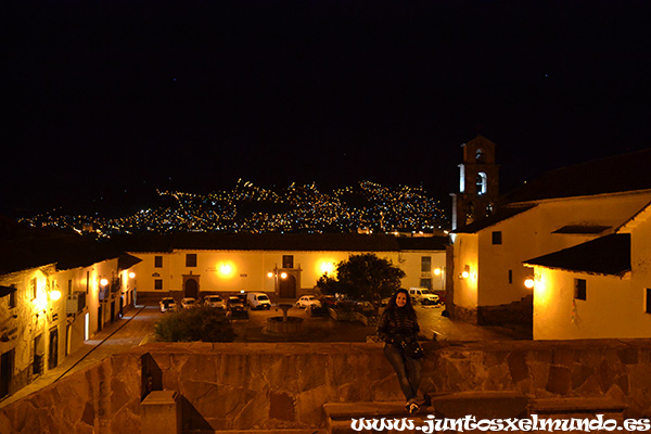 Plaza San Blas noche