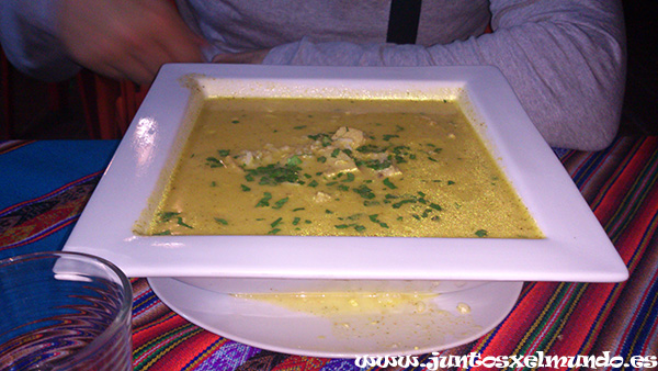 Cena Chupe de pescado