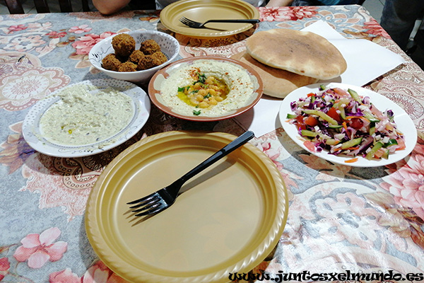 Hummus, Falafel y Baba Ghanoush