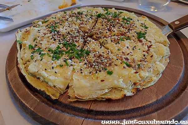 Comida en restaurante Vila 95