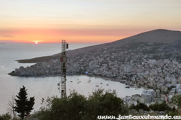 Atardecer desde Castillo de Saranda
