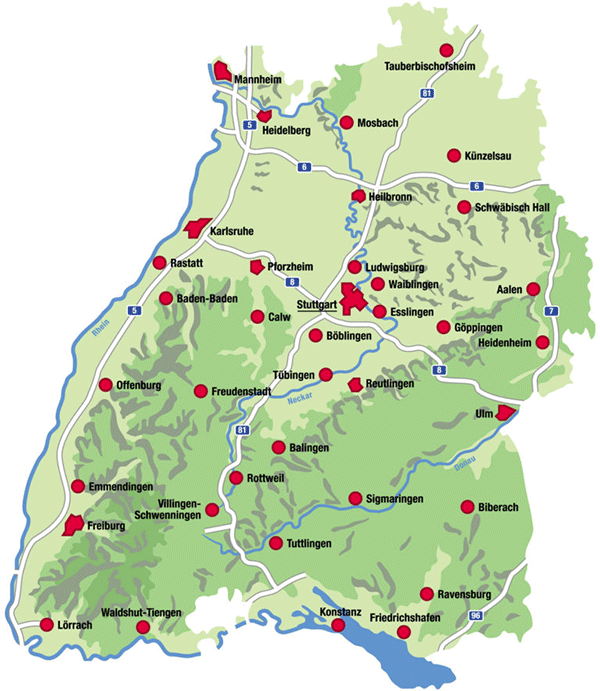 mapa selva negra