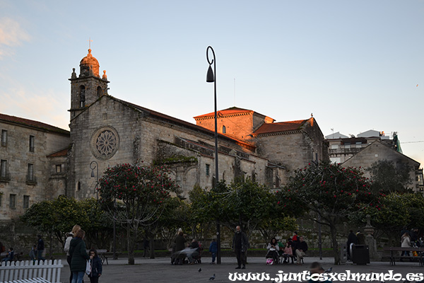 Pontevedra Plaza Herreria y Convento de San Francisco