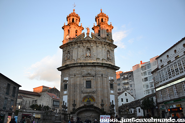 Pontevedra Plaza Peregrina y Santuario de Virgen Peregrina