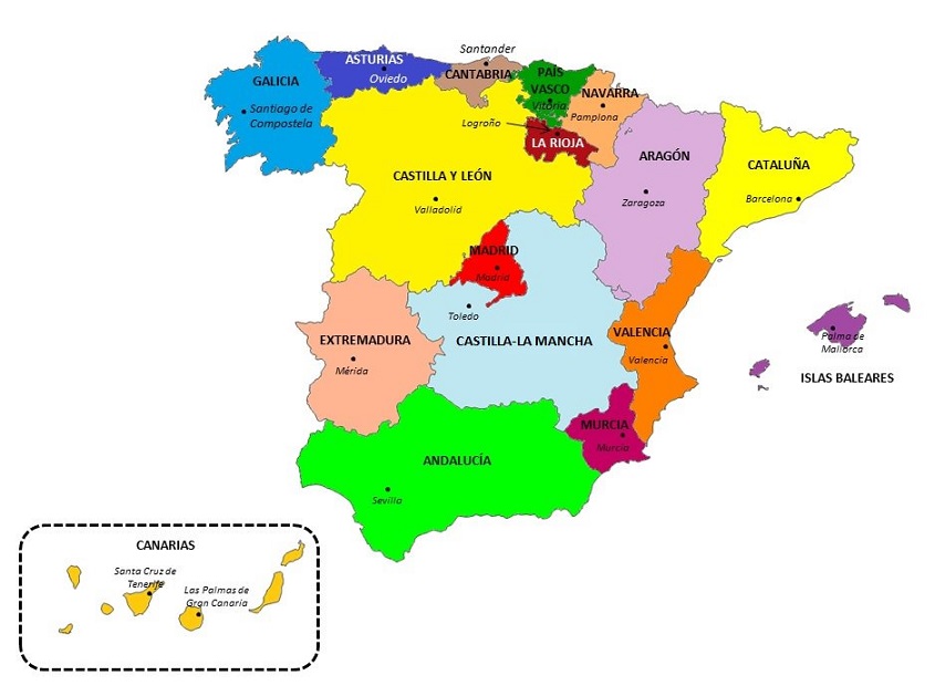 mapa espana